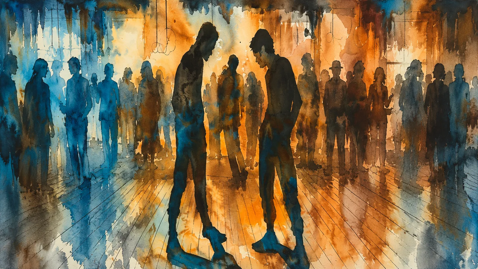 La fiesta; ilustración editorial