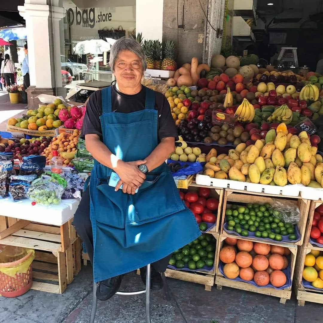 Don Pepe, fundador de la Frutería Pepe en Polanco