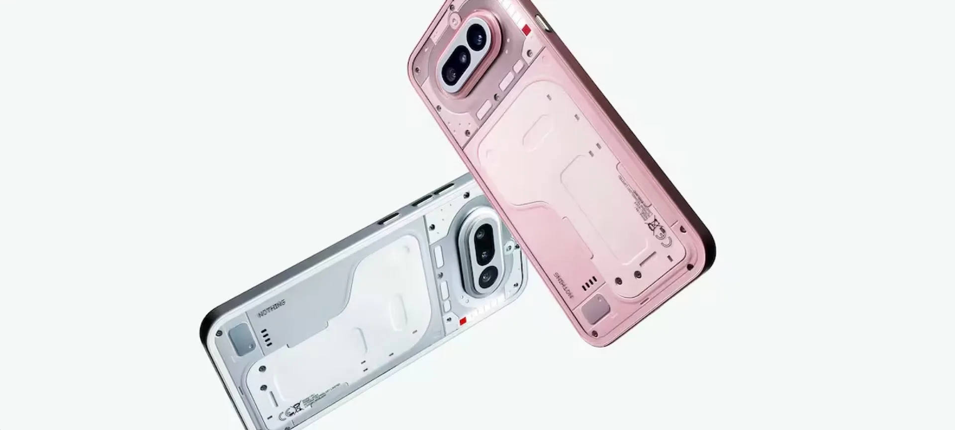 Nothing Phone 4a, vista trasera transparente